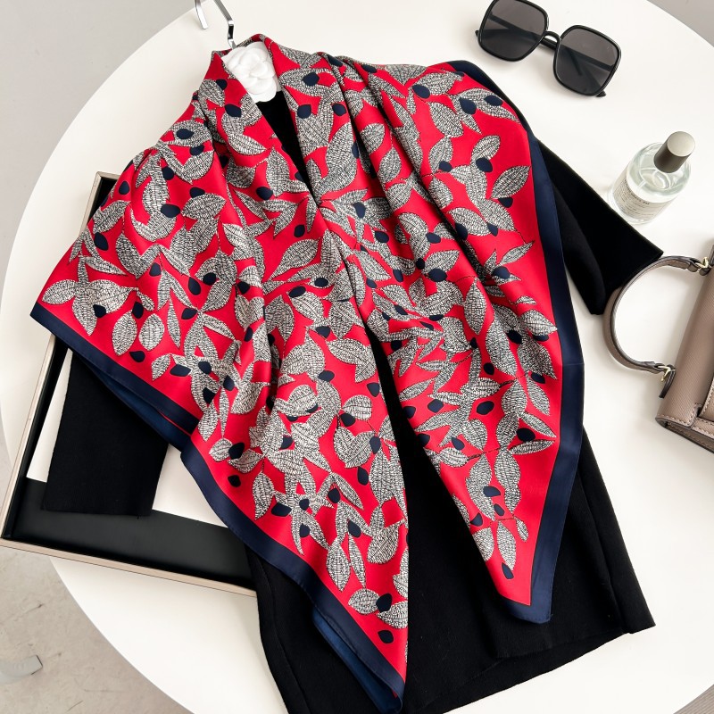 Silk Scarf Square - 90 cm vierkante sjaal van hoge