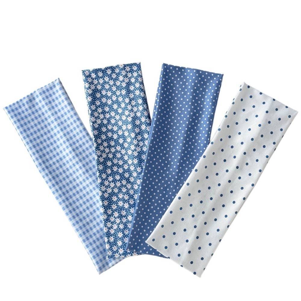 Women Accessories Online - Boho Polka Dot brede hoofdbanden Zweetabsorberend