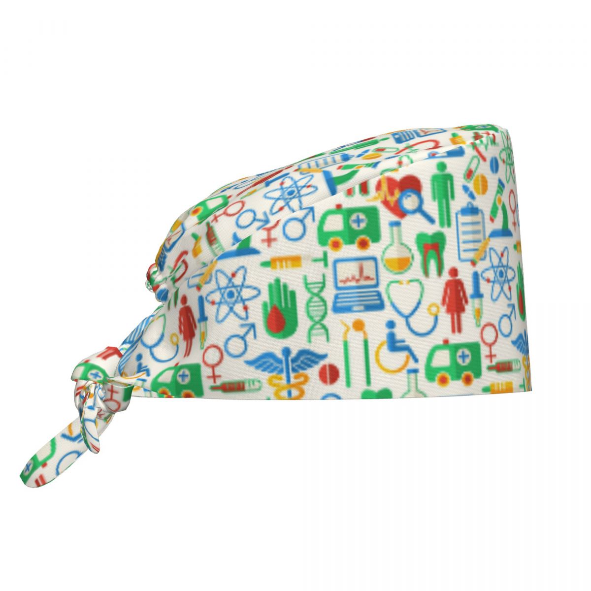 Women Accessories Vector - Werkscrubshoed Medische naadloze vectorachtergrond met platte
