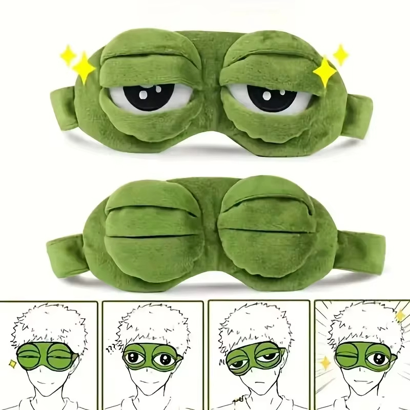 Women Knight Accessories - Kikkervormig oogmasker feestspel grappig oogmasker cartoon