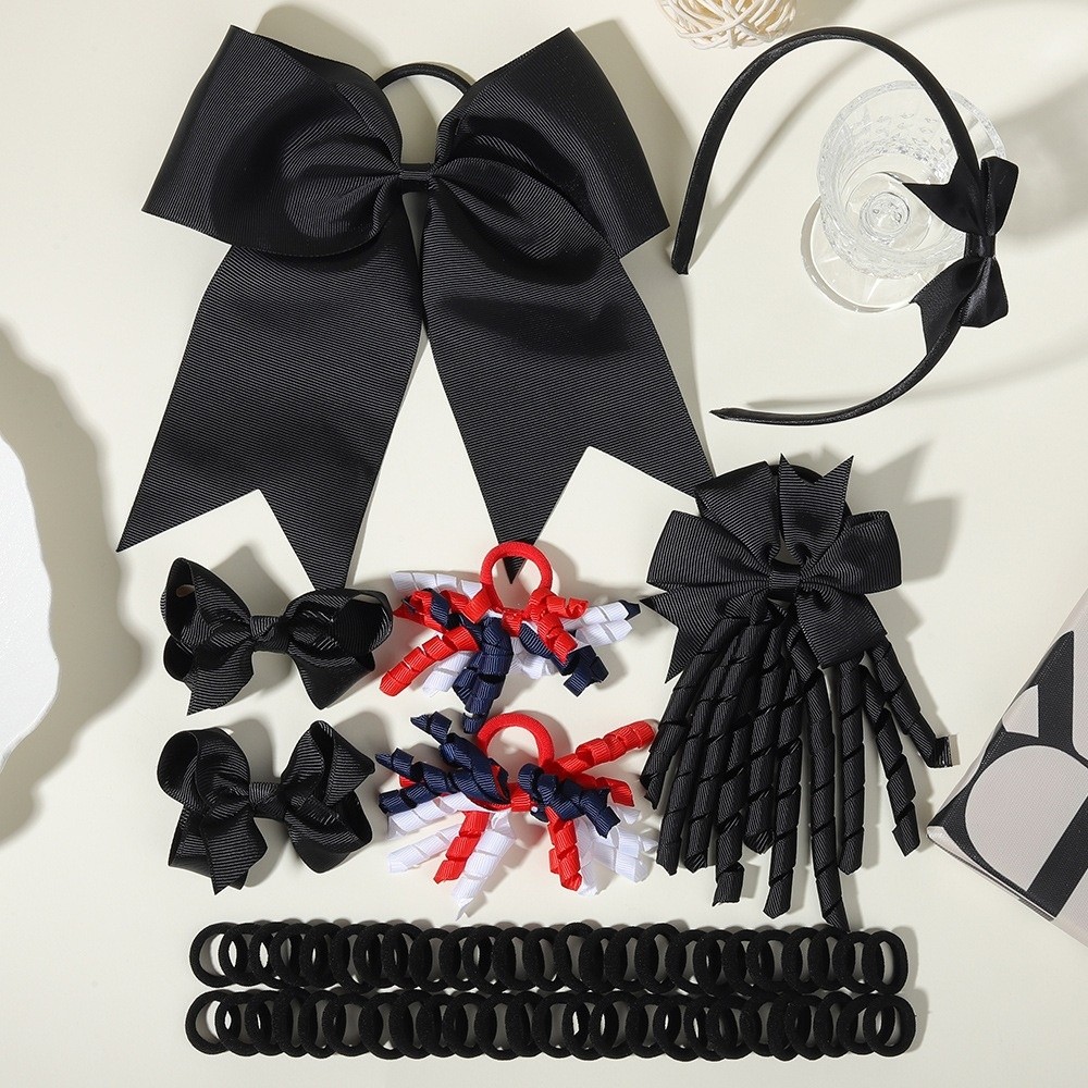 Scrunchie Satin Set - 57 stuks/lot Mode Zoete Satijnen Haaraccessoires