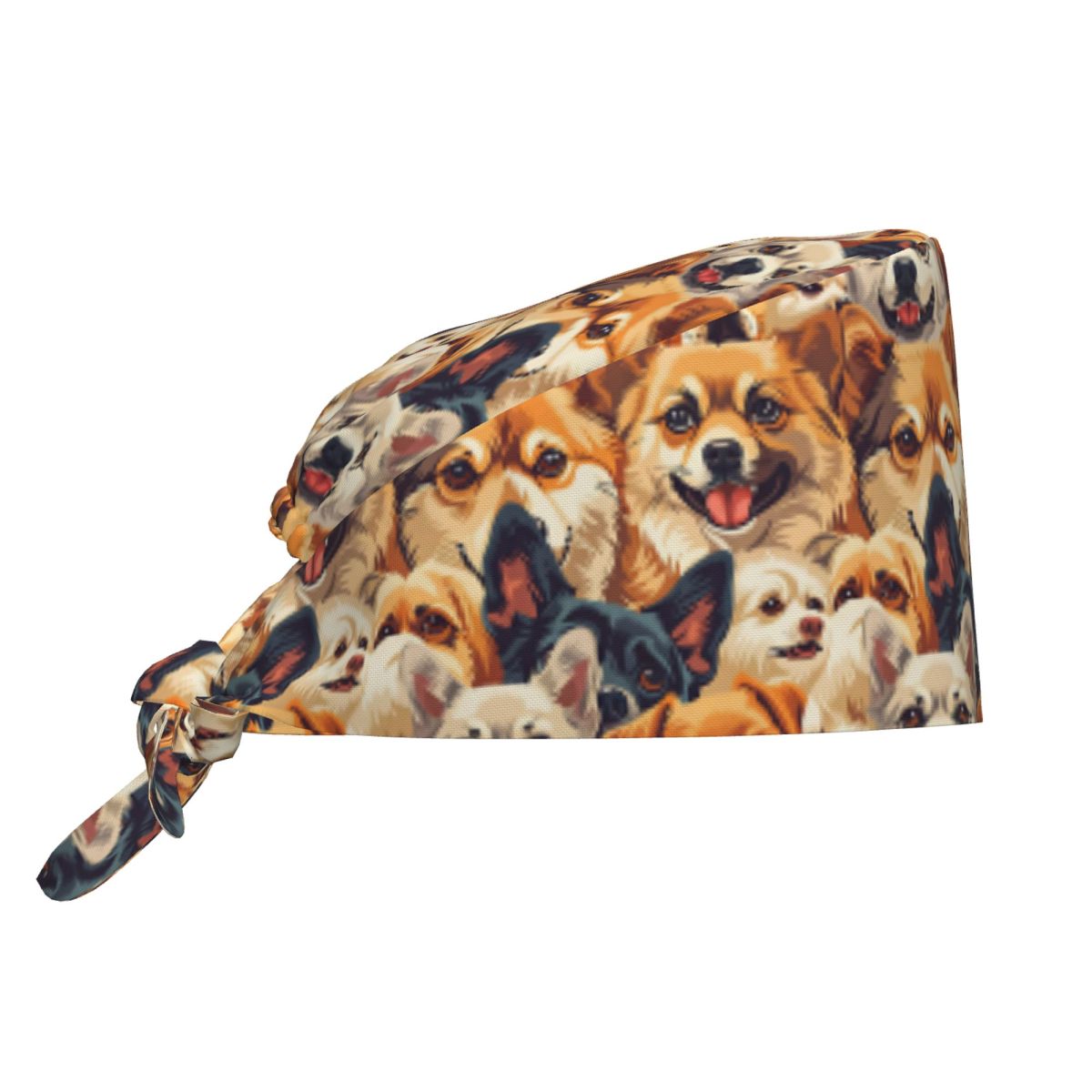 Women Accessories Vector - Verpleegstersmutsen Platte Vector Leuke Chihuahua en