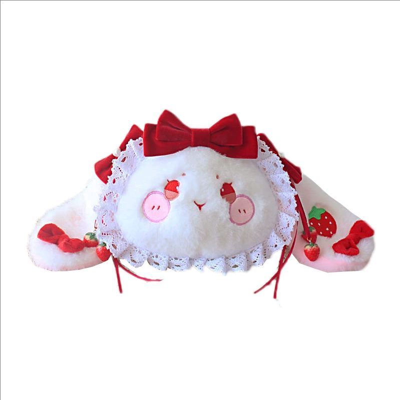 Women Accessories Dropshipping - Lolita zachte meisjes-aardbei konijn parelketting met
