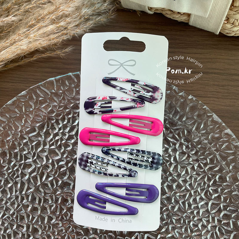 Women Accessories Dropshipping - 8 Stuks Meisjes Kleurrijke Luipaard Print