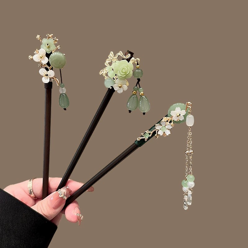 Women Knight Accessories - Antieke Houten Haarspeld Dames Elegante Haarstok