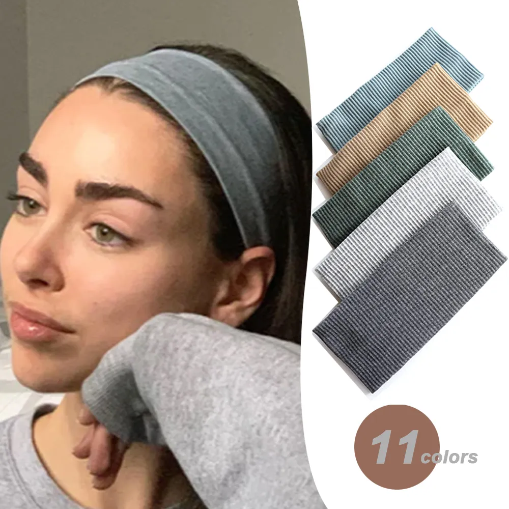Women Accessories Online - Vrouwen Effen Kleur Hoofdband Yoga Breien