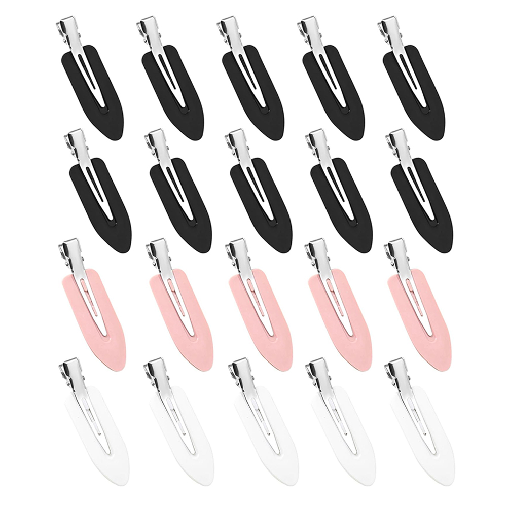 Women Accessories Online - 20pcs Geen Vouw Basic Haar Clips