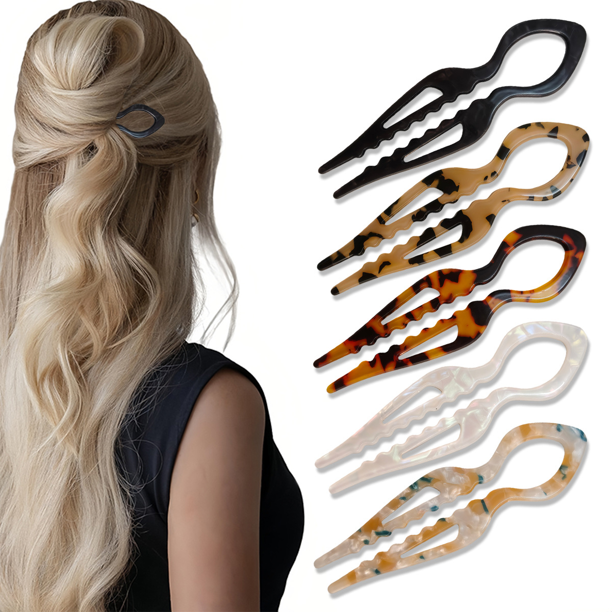 U-vormige Haar Stokken Schildp - Women Knight Accessories recensie en prijs