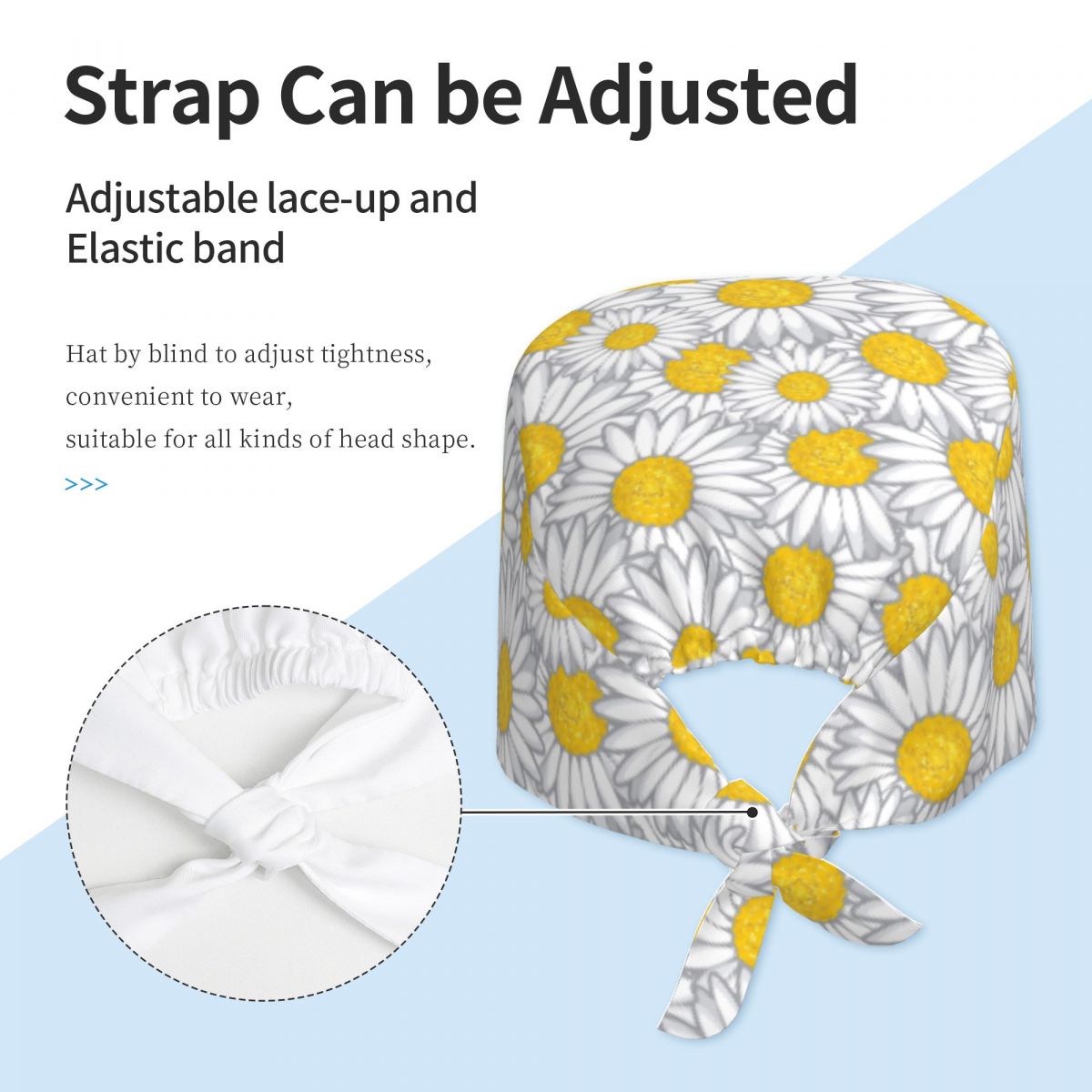 Werkmuts met madeliefjesbloeme - Women Accessories Vector recensie en prijs