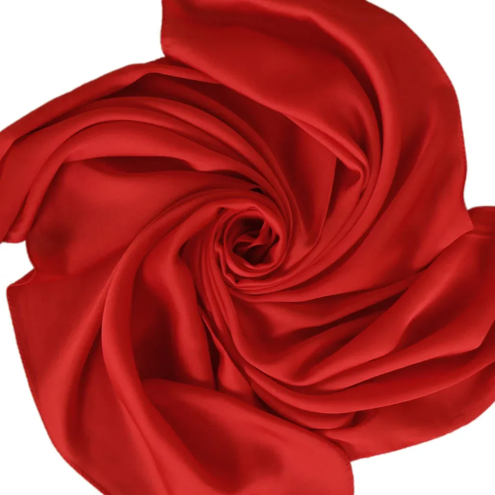 Satijnen sjaal dames 70cm effe - Silk Scarf Square recensie en prijs