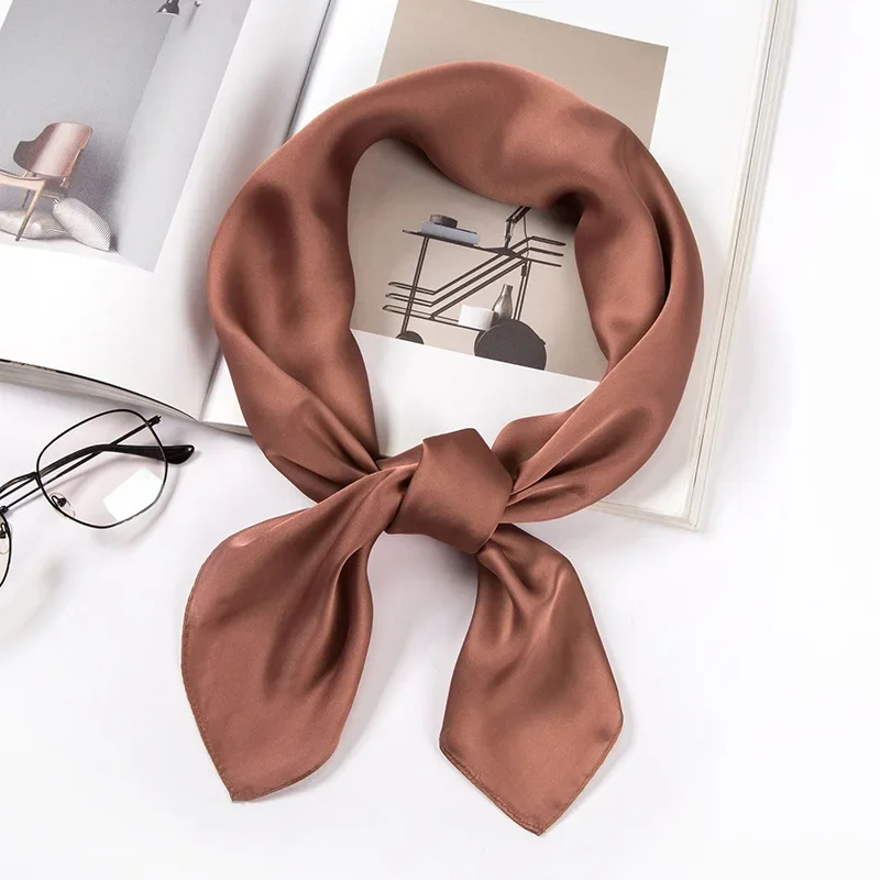 Satijnen sjaal dames 70cm effe - Silk Scarf Square recensie en prijs