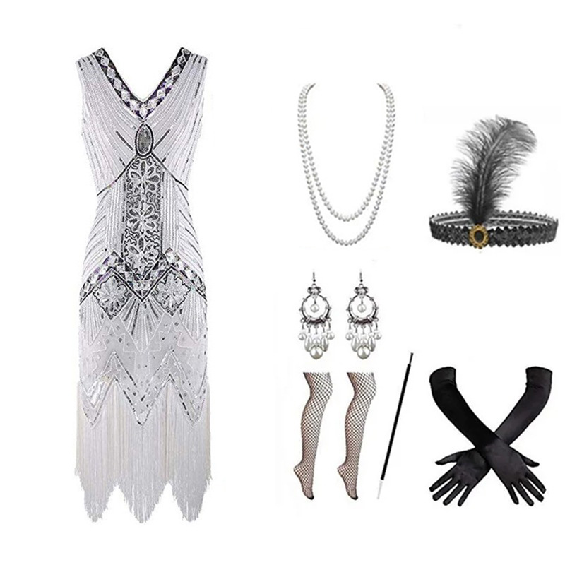 Vrouwen jaren 1920 Flapper-jur - Women Accessories Jewelry recensie en prijs