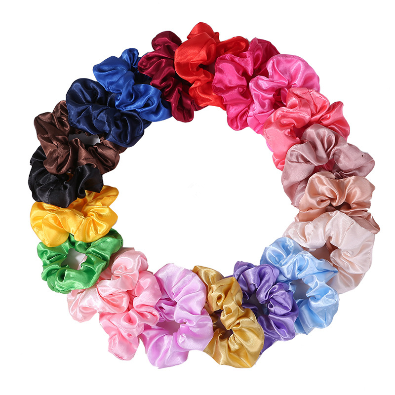 Haar scrunchies, haarbandjes,  - Scrunchie Satin Set recensie en prijs