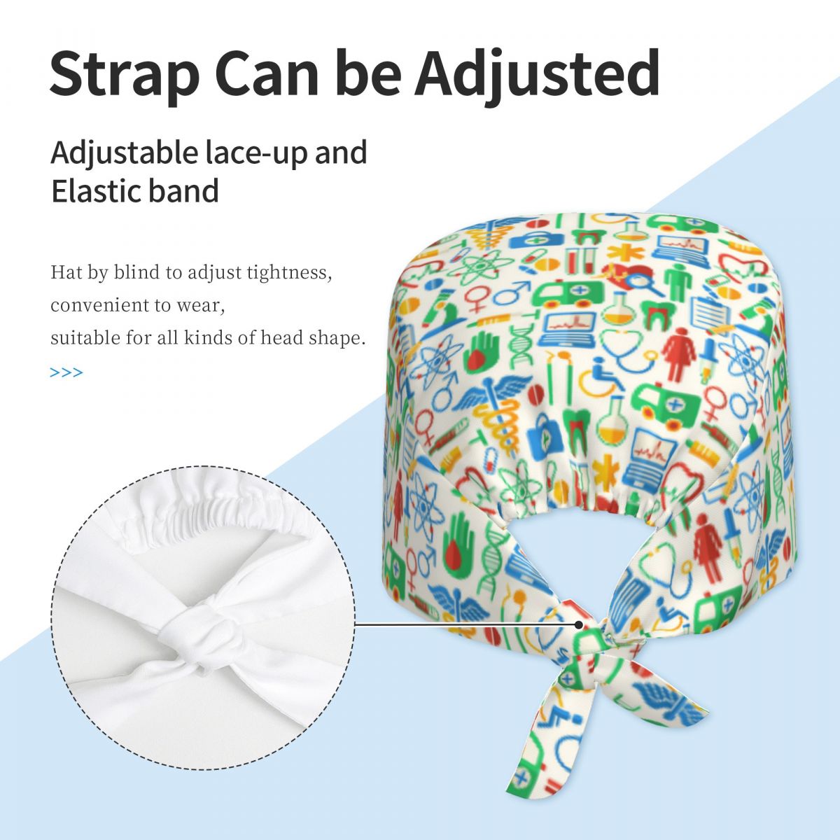 Werkscrubshoed Medische naadlo - Women Accessories Vector recensie en prijs