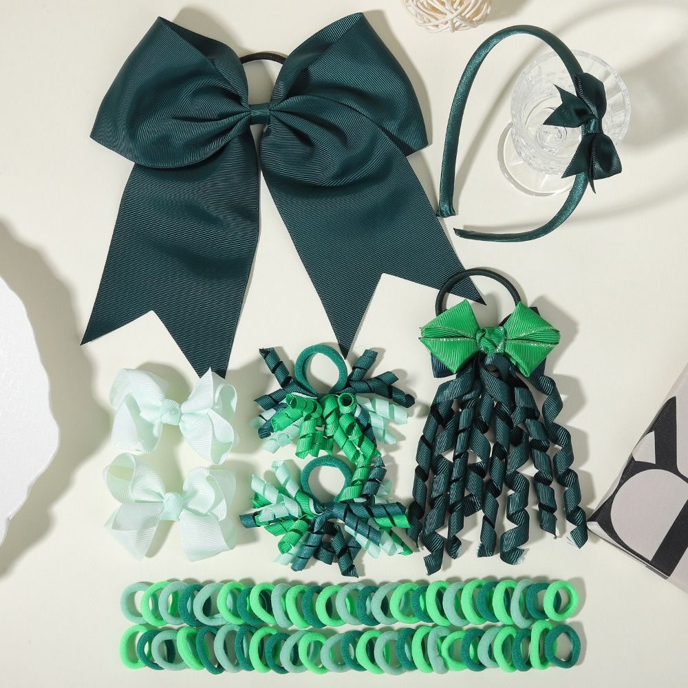 57 stuks/lot Mode Zoete Satijn - Scrunchie Satin Set recensie en prijs