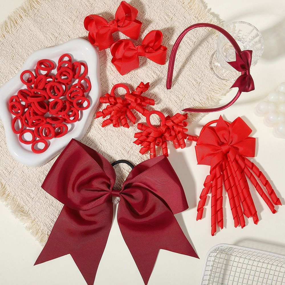 57 stuks/lot Mode Zoete Satijn - Scrunchie Satin Set recensie en prijs