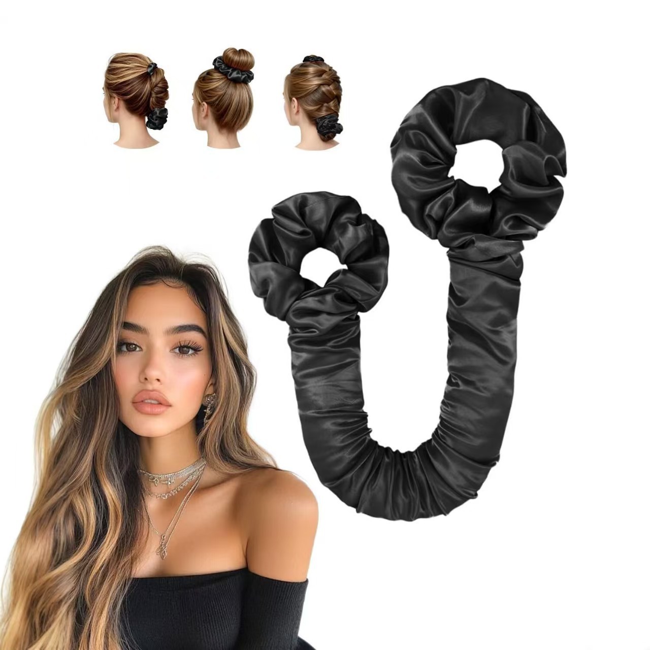 Hitteloze Haarcrulerset Satijn - Scrunchie Satin Set recensie en prijs