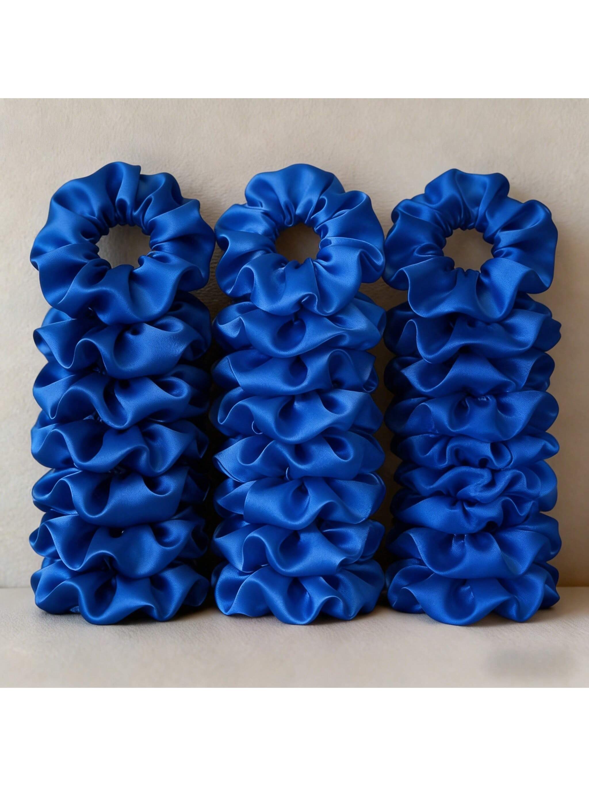 12/24 Stuks Effen Kleur Satijn - Scrunchie Satin Set recensie en prijs