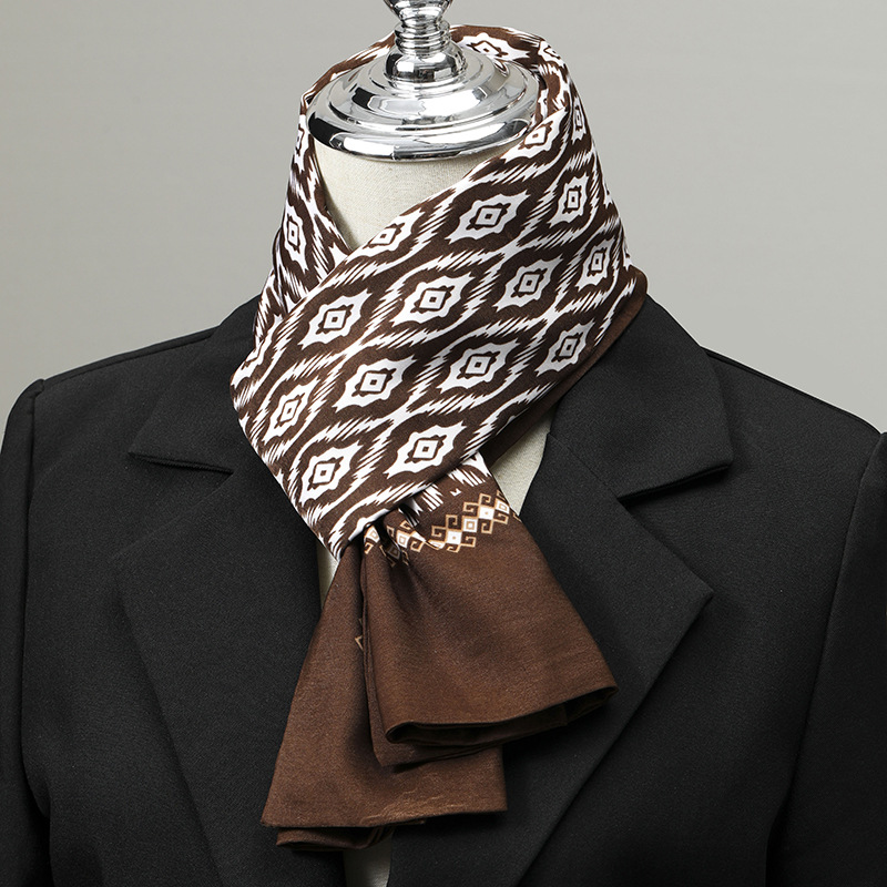 Herensjaal Imitatiezijde Sjaal - Silk Scarf Square recensie en prijs