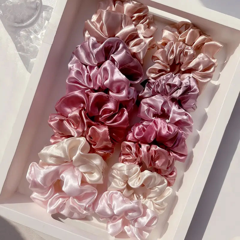 16 stks Zacht Satijn Scrunchie - Scrunchie Satin Set recensie en prijs