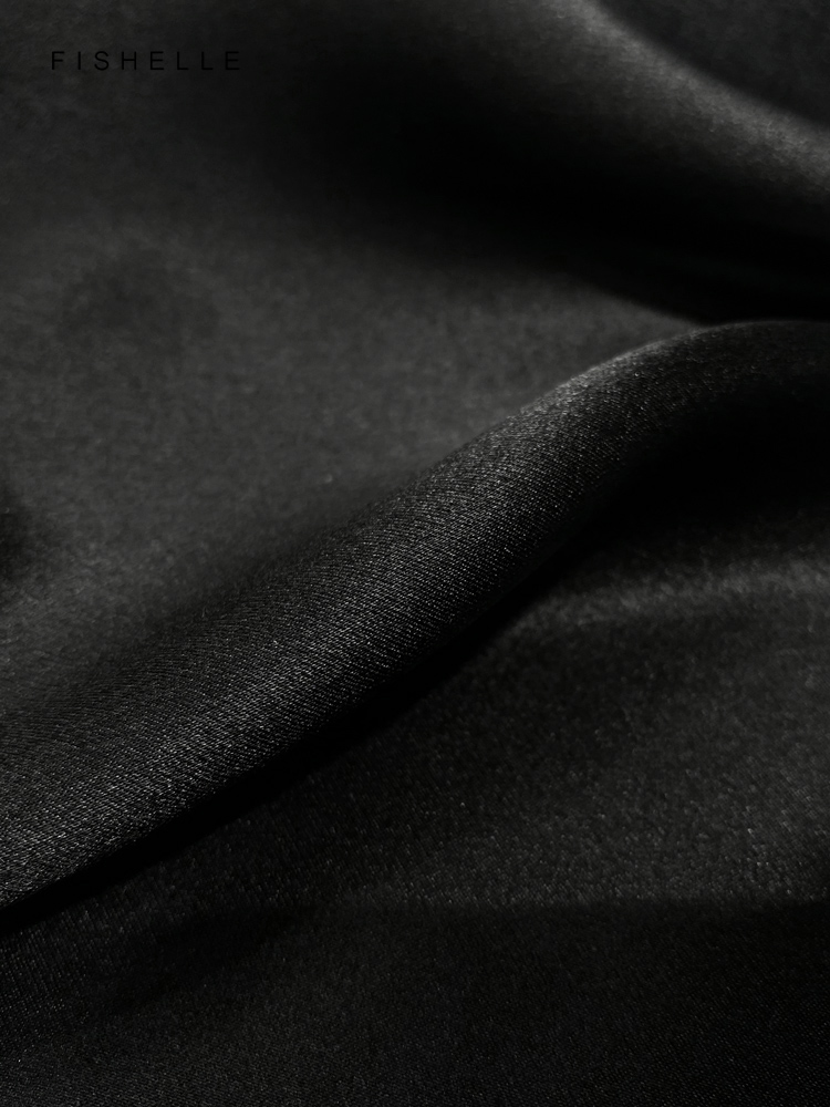 Effen Kleur Zwart Pure Zijde S - Silk Scarf Square recensie en prijs