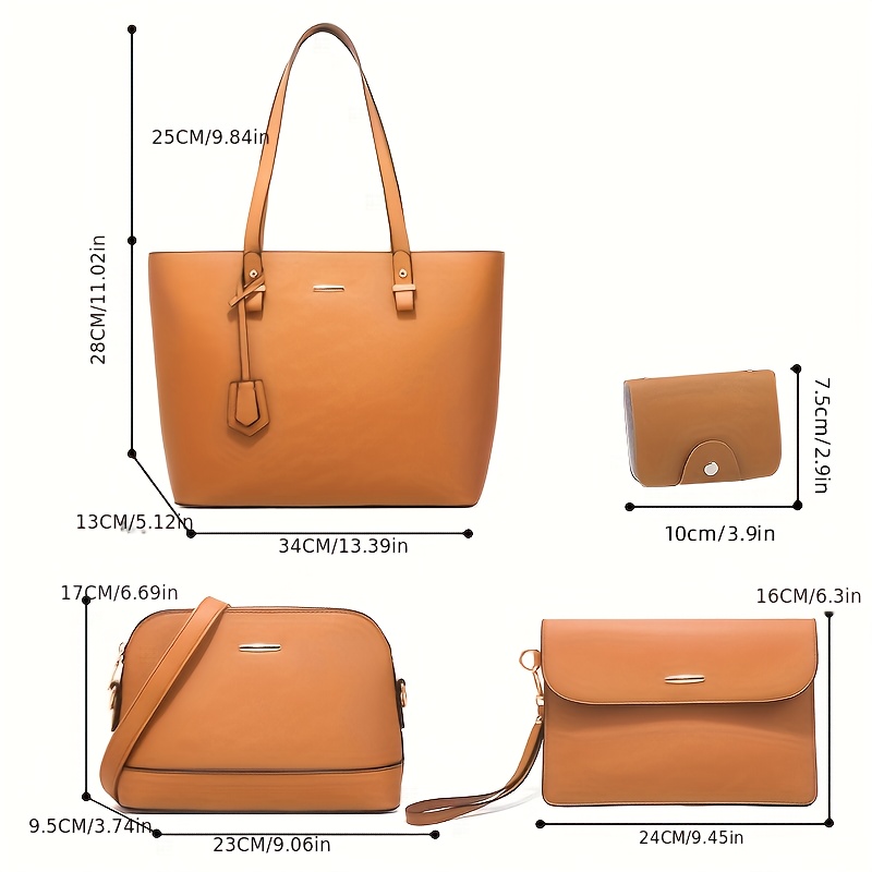 4 stuks mode damestassensets e - Women'S Accessories For Suit recensie en prijs