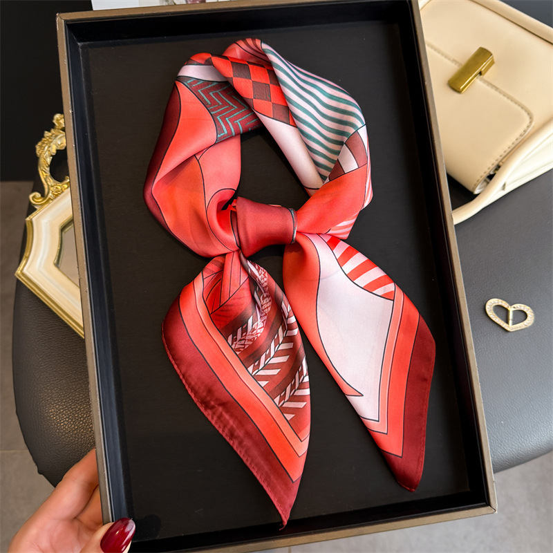 2026 Nieuwe Geometrie Print Zi - Silk Scarf Square recensie en prijs