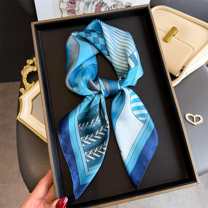 2026 Nieuwe Geometrie Print Zi - Silk Scarf Square recensie en prijs