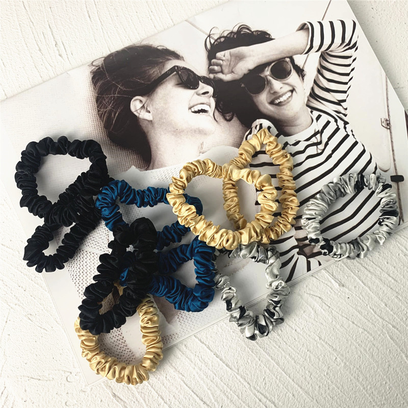 3 STKS 100% Echte Zijde Haar S - Scrunchie Satin Set recensie en prijs