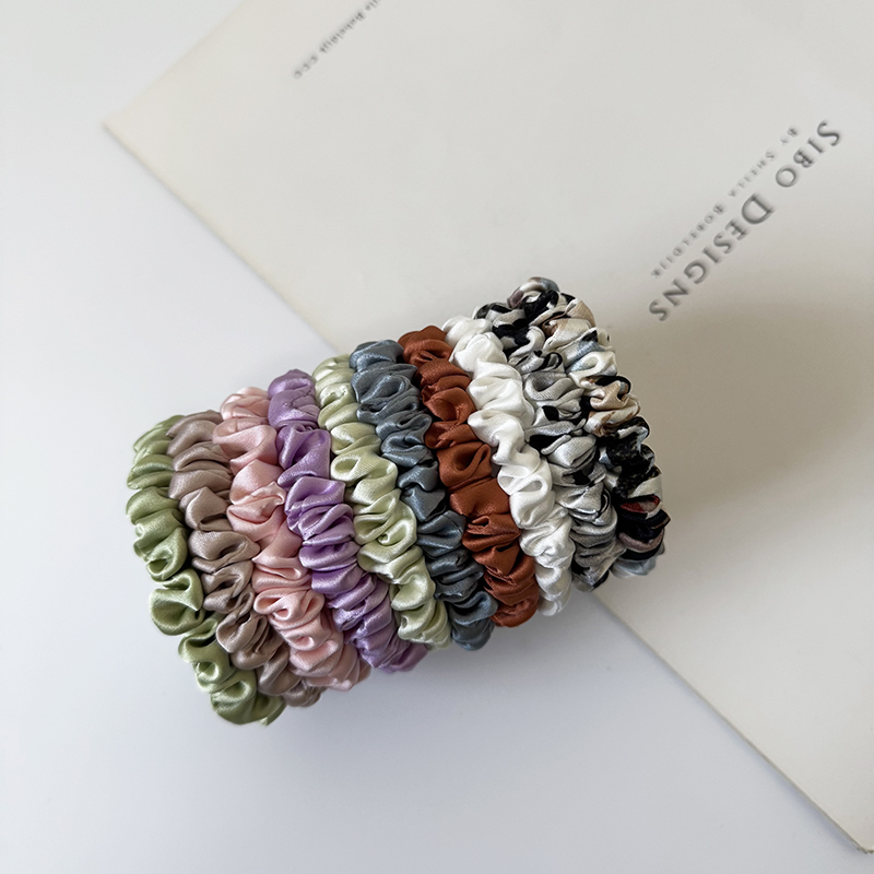 3 STKS 100% Echte Zijde Haar S - Scrunchie Satin Set recensie en prijs