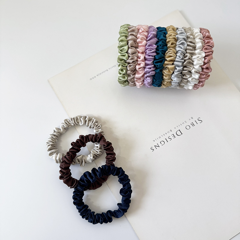 3 STKS 100% Echte Zijde Haar S - Scrunchie Satin Set recensie en prijs