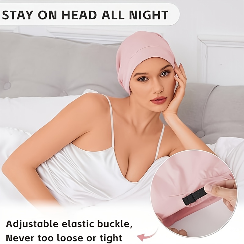 Verstelbare satijnen slaapmuts - Scrunchie Satin Set recensie en prijs