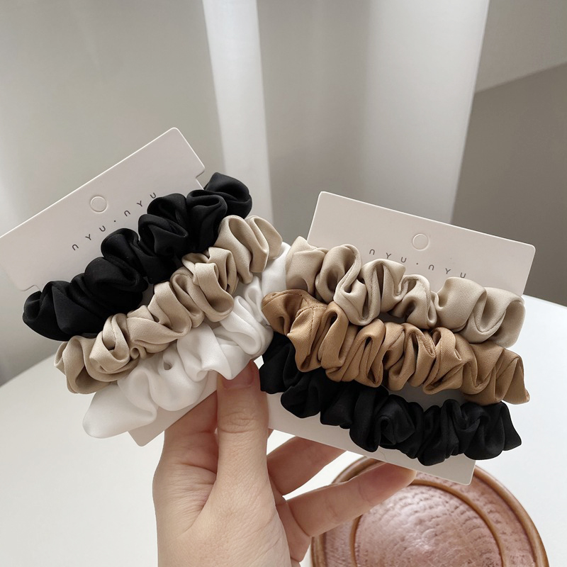3 Stks/set Satin Hair Scrunchi - Scrunchie Satin Set recensie en prijs
