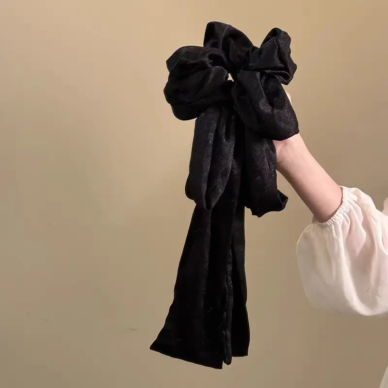 Franse vintage strik haarbande - Scrunchie Satin Set recensie en prijs